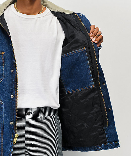 dickies chore blue denim jacket