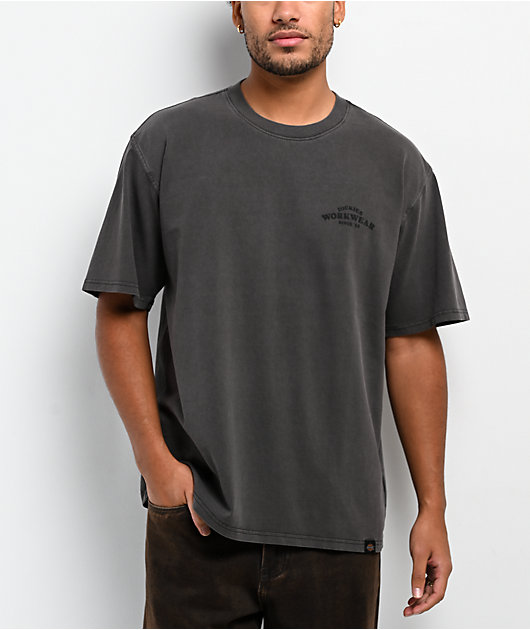 Dickies Christina Grey Wash T-Shirt | Zumiez