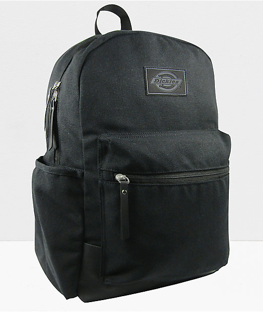 Dickies black outlet canvas backpack