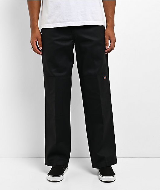 Dickies Double Knee Black 32" Inseam Loose Fit Work Pants