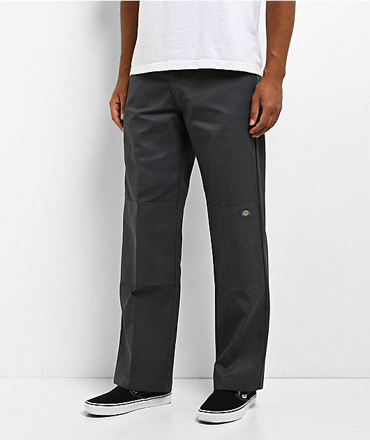 Dickies Double Knee Charcoal 32" Inseam Loose Fit Work Pants