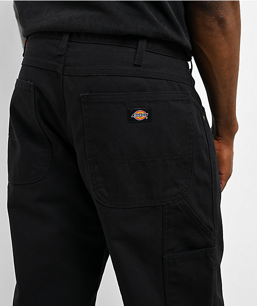 Dickies Duck Canvas Black 30" Inseam Relaxed Fit Carpenter Pants