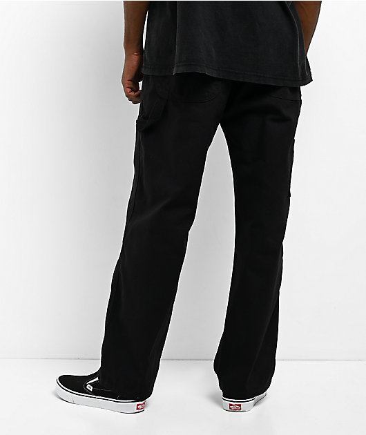 Dickies Duck Canvas Black 30" Inseam Relaxed Fit Carpenter Pants