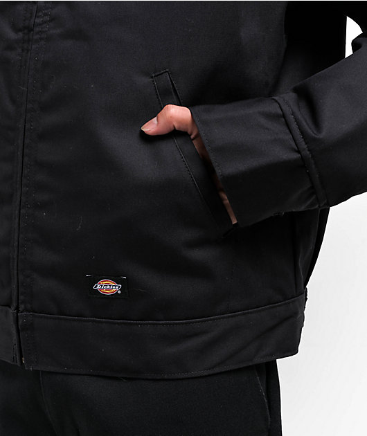 Dickies Eisenhower Work Jacket, Men's Size Medium polyester black type Vintage Second Hand
