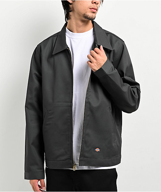 Dickies Eisenhower Unlined Charcoal Work Jacket | Zumiez