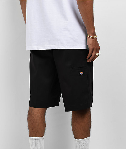 Dickies Flat Front Black Loose Fit Work Shorts Zumiez