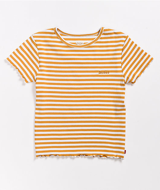 Dickies Golden Stripe Rib Knit Baby T-Shirt