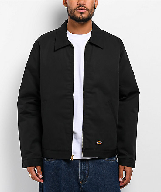 Dickies WORK ブラックジャケット Lサイズ Dickies Insulated Eisenhower Black Work Jacket | Zumiez
