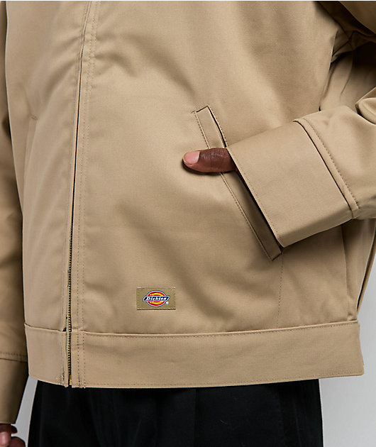 Dickies Insulated Eisenhower Khaki Work Jacket