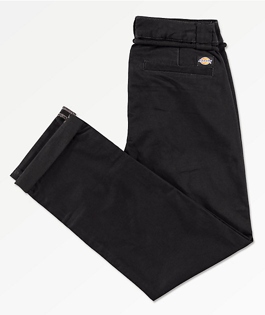 dickies skinny black pants