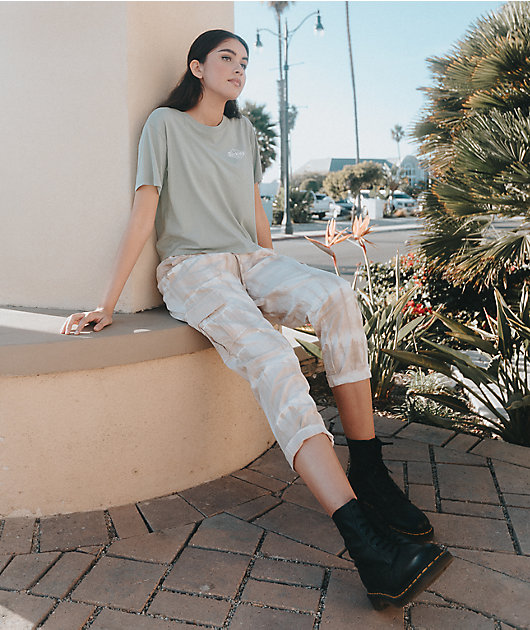 Dickies Lambchop Khaki Tie Dye Crop 
