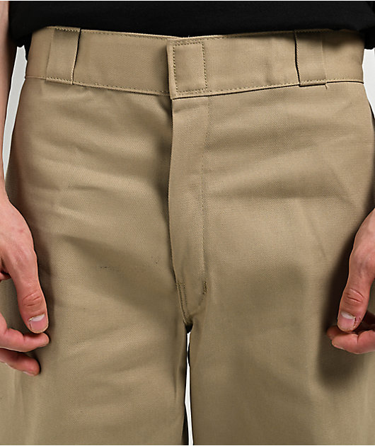 Dickies Loose Fit Khaki Double Knee Work Pants | Zumiez