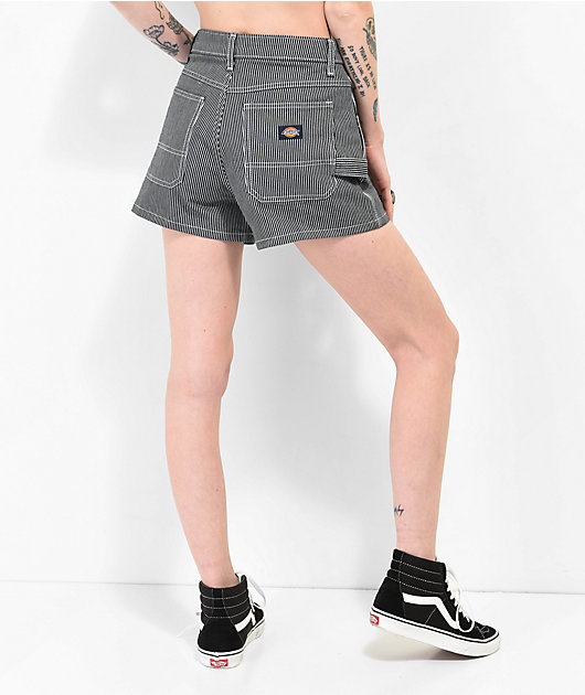 Dickies Navy & White Stripe Carpenter Shorts | Zumiez