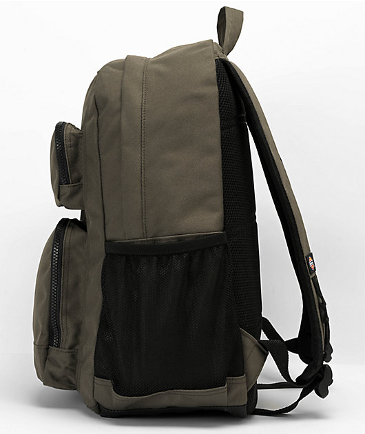 Olive Green Canvas Backpack