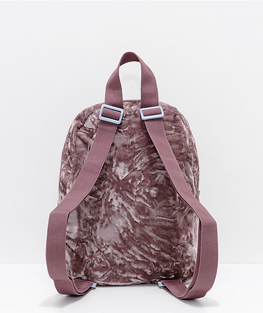 dickies crushed velvet mini backpack