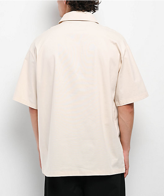 creek 白【M】 Dickies Ranch Whitecap Quarter Zip Work Shirt | Zumiez