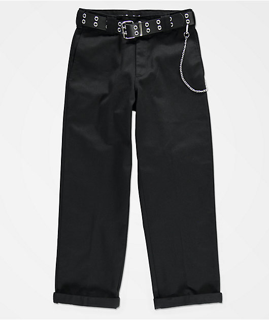 cropped work trousers