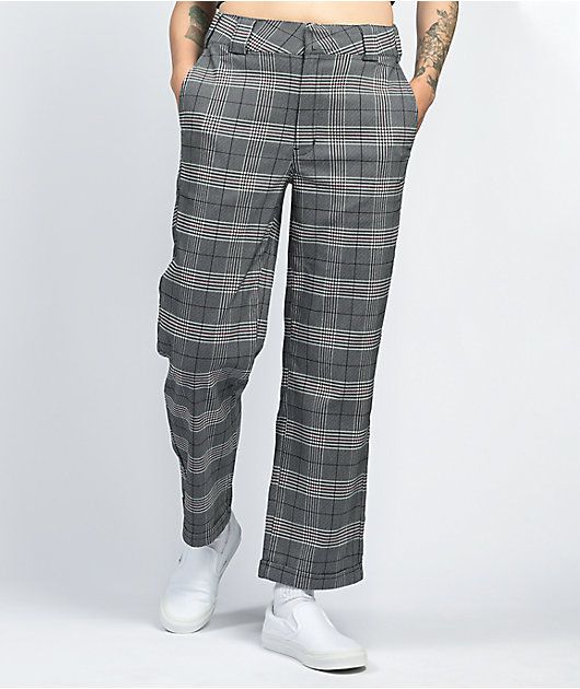 plaid work pants