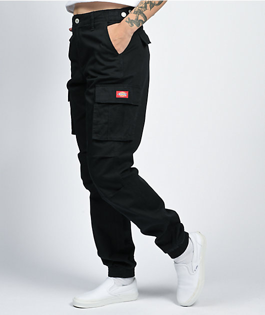 Dickies Slash Pocket Black Cargo Jogger Pants Zumiez