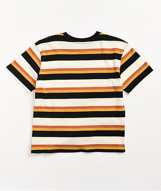 Dickies Tomboy Rust & Black Stripe T-Shirt