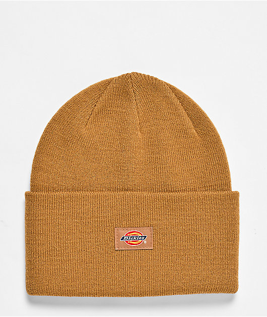 Dickies Tonal Cuffed Brown Beanie