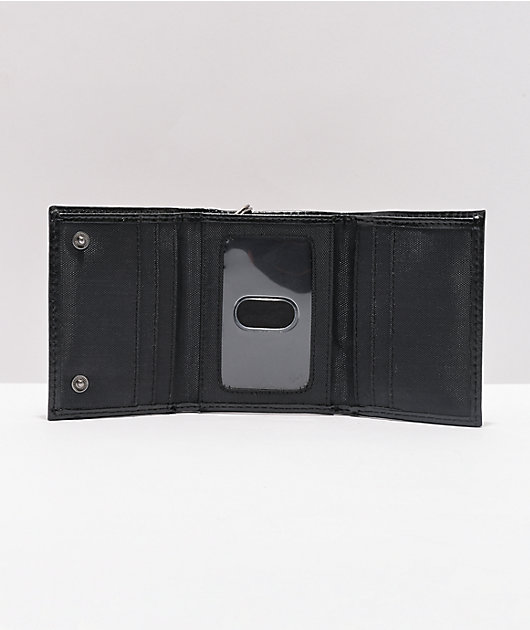 Dickies Trifold Black Chain Wallet