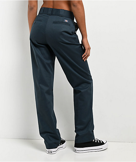 CLANE×Dickies HIGTH WEIST PANTS Dickies High Waisted Carpenter Pant + Belt - Women's - Women