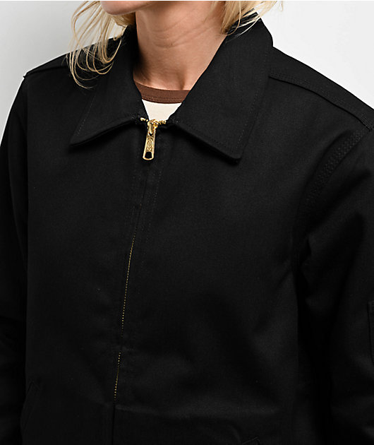 ジャケット DICKIES Woman Jacket Black DK0A4Z77 C401 Dickies - Women's Duck Canvas Fleece Lined jacket