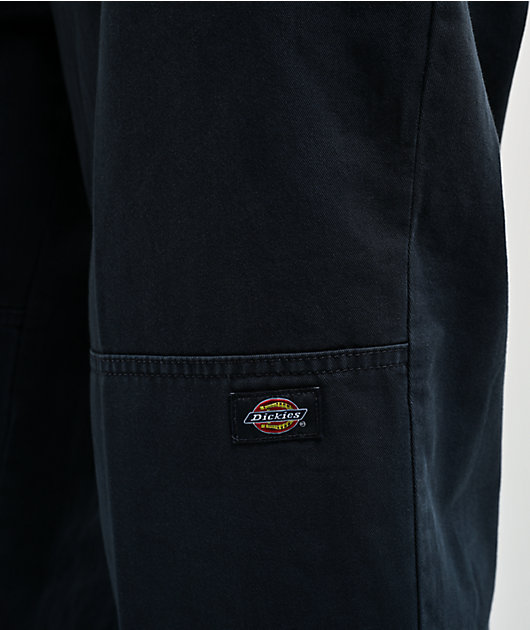 Dickies Worn-In Double Knee Navy Wash Work Pants | Zumiez