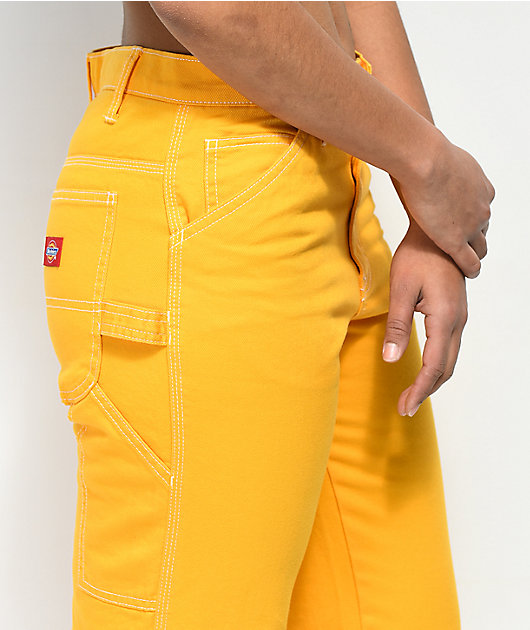 yellow dickies pants mens