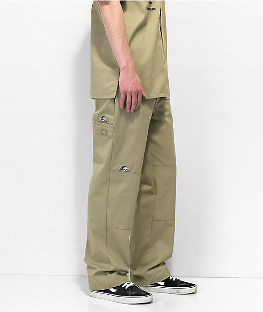 Dickies x Lurking Class by Sketchy Tank Taupe Double Knee Skate Pants