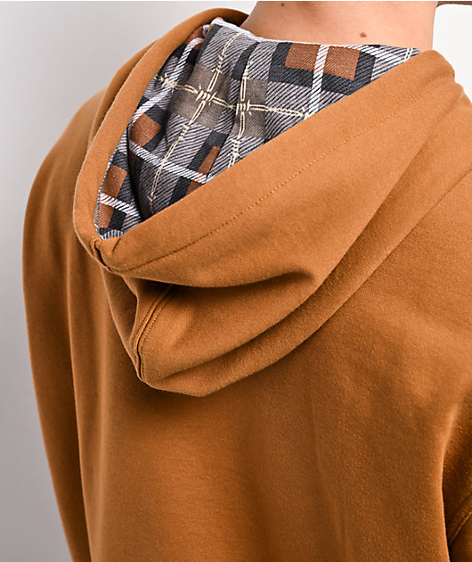 Dickies x Thrasher Brown Zip Hoodie | Zumiez