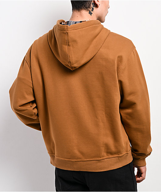 Dickies x Thrasher Brown Zip Hoodie | Zumiez