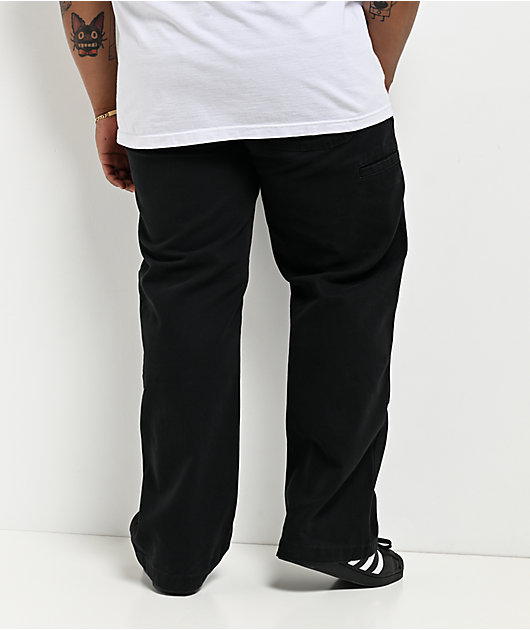 Dickies x Thrasher Double Knee Black Work Pants | Zumiez