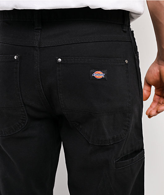 Dickies x Thrasher Double Knee Black Work Pants | Zumiez