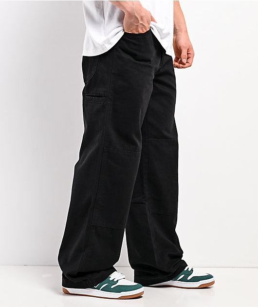 Dickies x Thrasher Double Knee Black Work Pants | Zumiez
