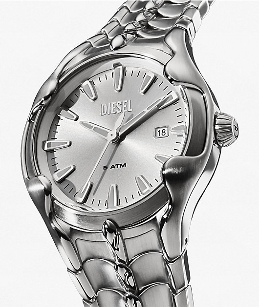 Diesel Vert Silver Analog Watch