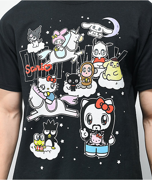 Dim Mak x Hello Kitty and Friends Black T-Shirt