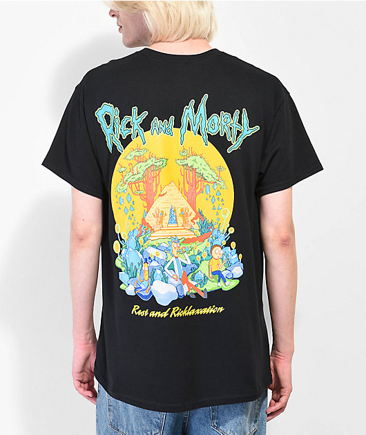 Dim Mak x Rick and Morty Rest Black T-Shirt