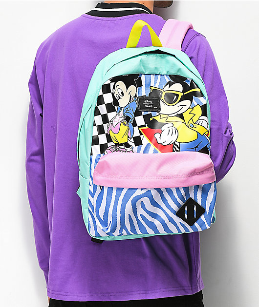 Mn Old Skool II Backpack 80'S Mickey Mouse 