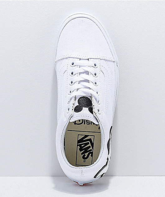white mickey mouse vans