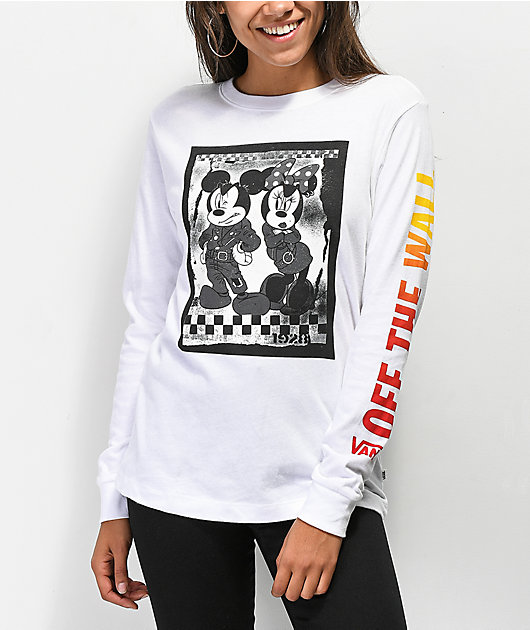 vans mickey mouse long sleeve