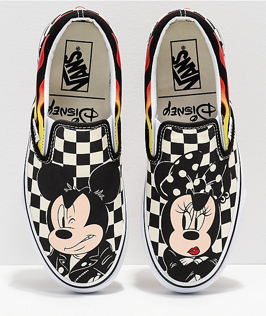 mickey and minnie flame vans