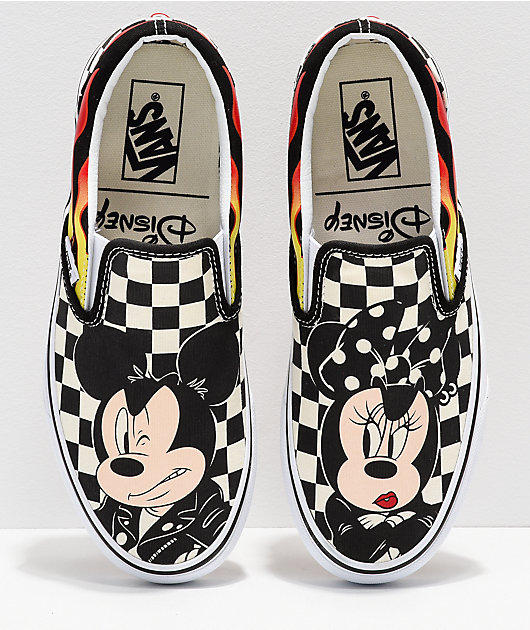 Checkerboard mickey mouse vans sale