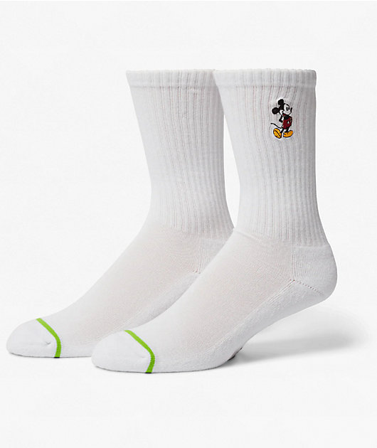 Disney x HUF Mickey Mouse Classic White Crew Socks