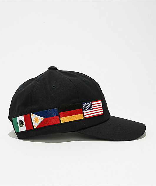 Disney x HUF Mickey Mouse World Tour Navy Snapback Hat