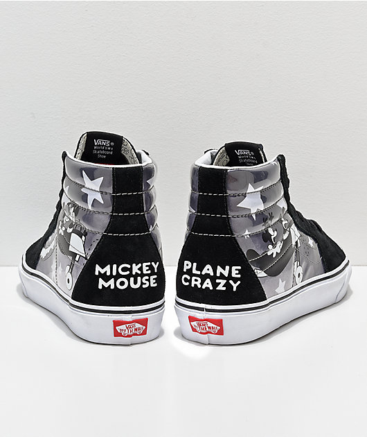 vans high top mickey mouse