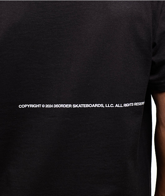 Disorder Skeleton Calvary Black T-Shirt