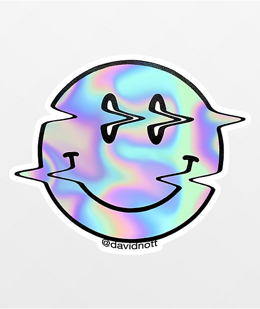 Distortion Have A Nice Day Sticker