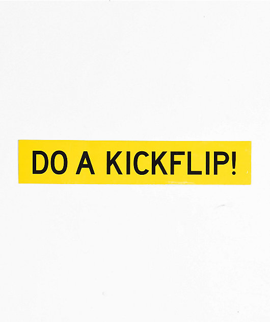 Do A Kickflip Sticker